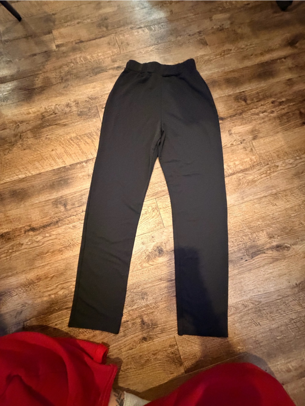 Missguided Black Straight Leg Trousers